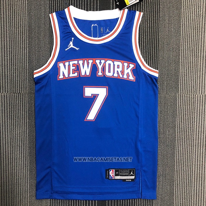 Camiseta New York Knicks Carmelo Anthony NO 7 Statement 2020-21 Azul